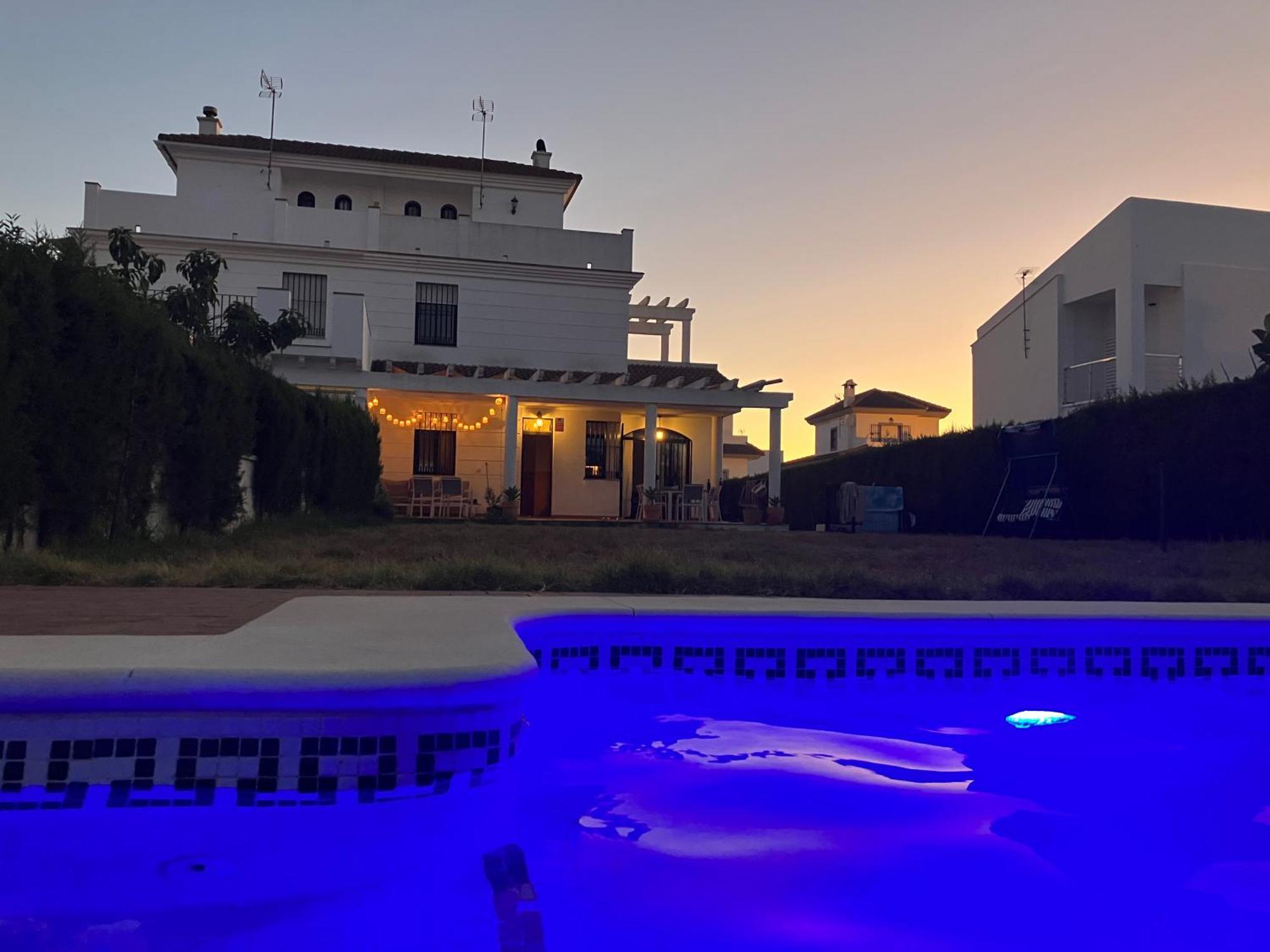 Holiday House With Private Pool, Costa De La Luz El Portil Extérieur photo